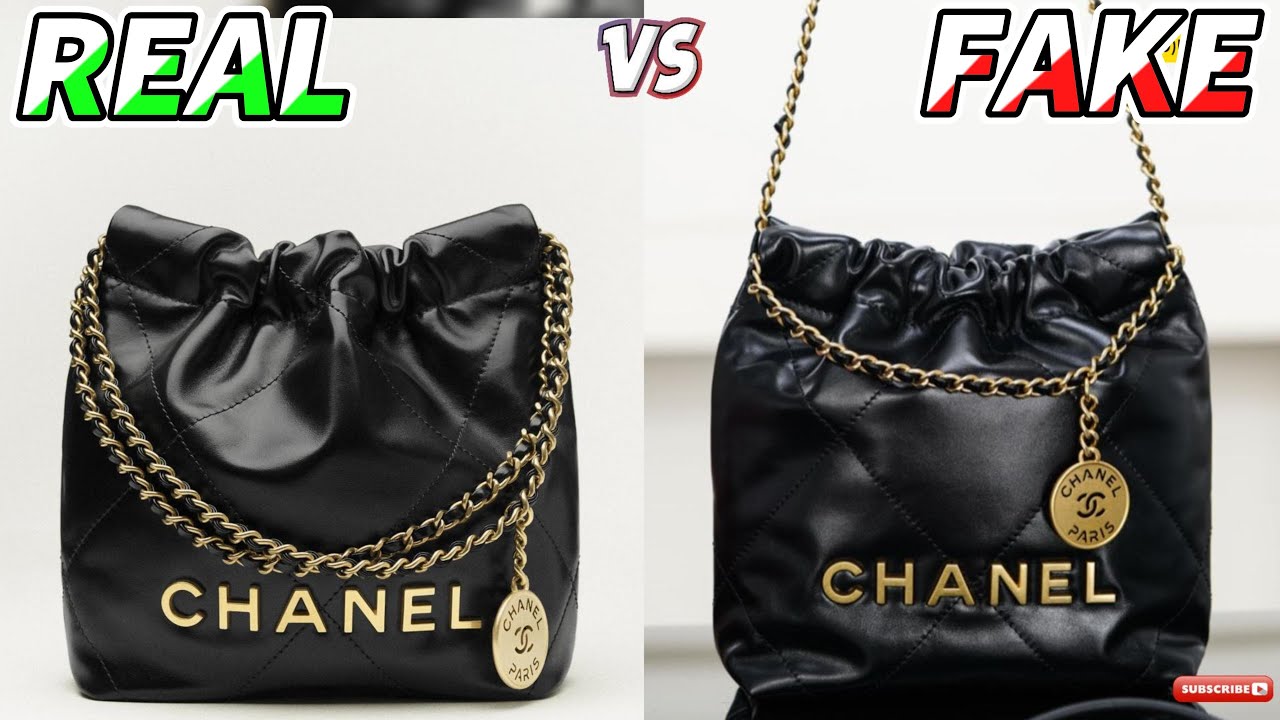 REAL VS FAKE CHANEL 2022 CHANEL 22 MINI BAG