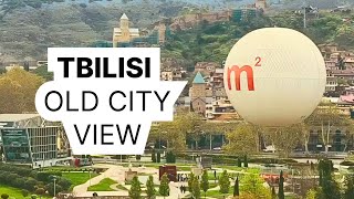 3-Minute Panoramic View of Tbilisi City Center from a Hill