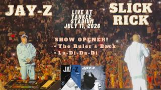 JAY-Z brings out SLICK RICK to open NIGHT 2 @ Yankee Stadium; The Blueprint 25th Anniversary Show