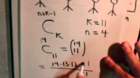 Permutation Problem From Statistical Physics Example #2 (Bose-Einstein Statistics)