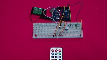 ARDUINO UNO R3 - ระบบ สั่ง เปิด - ปิดไฟ และตั้งความเร็วไฟกระพริ๊บผ่านรีโมท