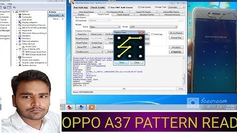 oppo a37f ; a37fw read pattern lock by umt tool