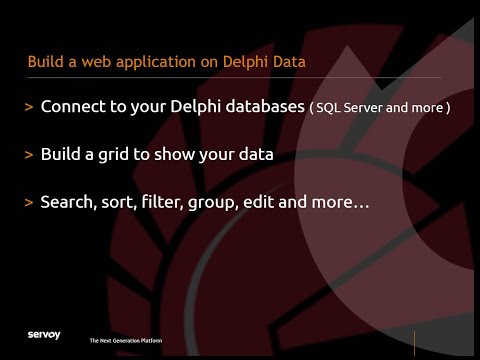 Build a web app on Delphi Data