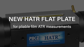 New HATR flat plate for increased sensitivity for pliable film ATR measurements