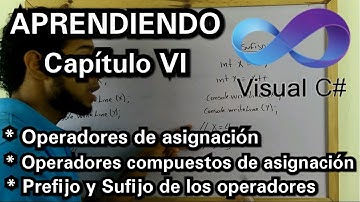 APRENDIENDO C# (Capítulo VI) [Operadores de asignación, Operadores de incremento]