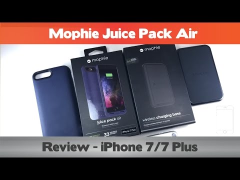 Wireless charging for the iPhone 7? Mophie Juice Pack Air Review - iPhone 7 Battery cases