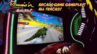 Raw Thrills Cruis'n Blast Arcade Game All Tracks GAMEPLAY! Playing Games at the Arcades!! | Jdevy