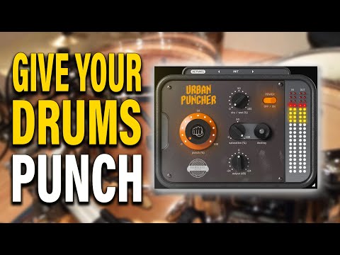 Get punchy drums very quick and really easy with Urban Puncher - United Plugins Vst plugin