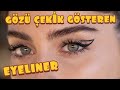 GRAFİK EYELINER İLE GÖZÜNÜ ÇEKİK GÖSTER !