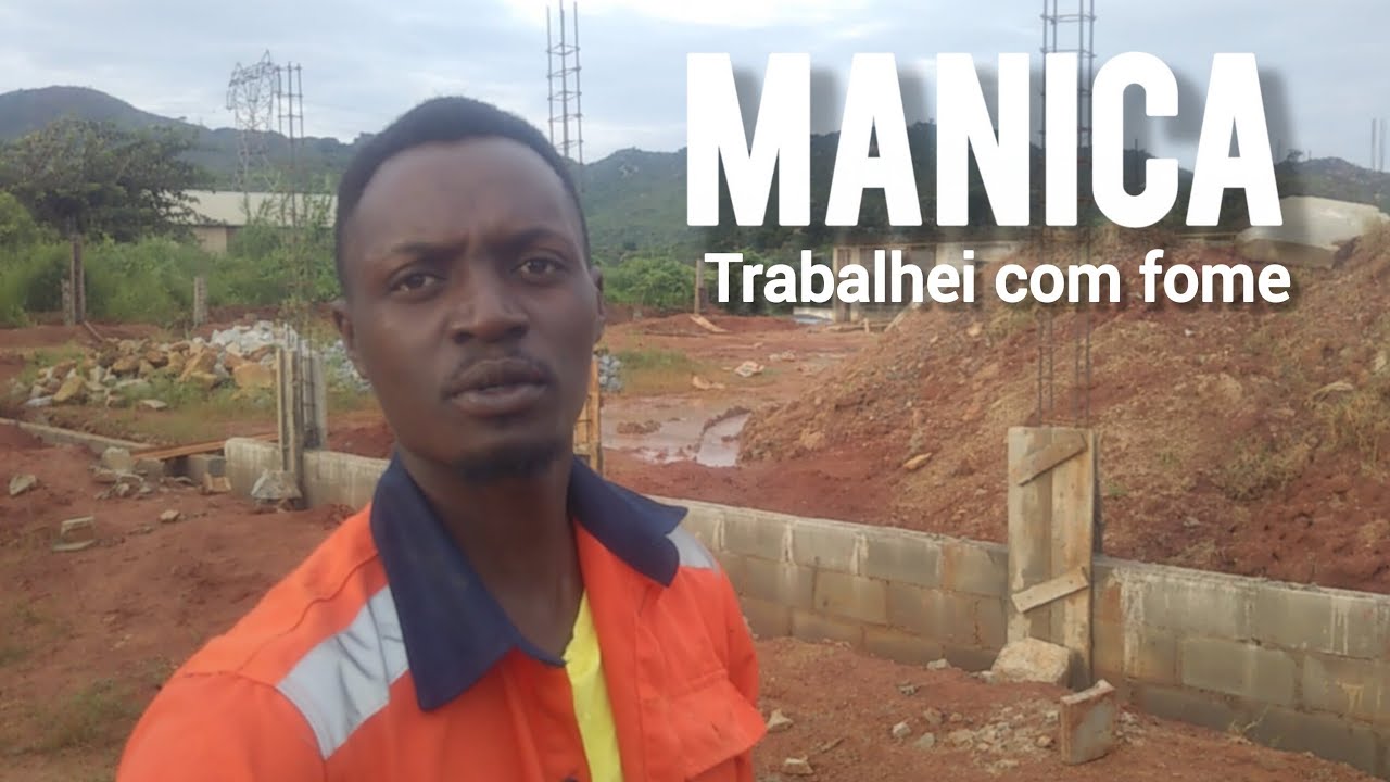Trabalhei com fome para ver o meu trabalho concluído...muitos pedreiros africanos são assim 
