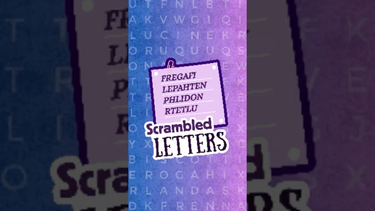 Scrambled Letters (#02) – Can You Guess These European Countries?