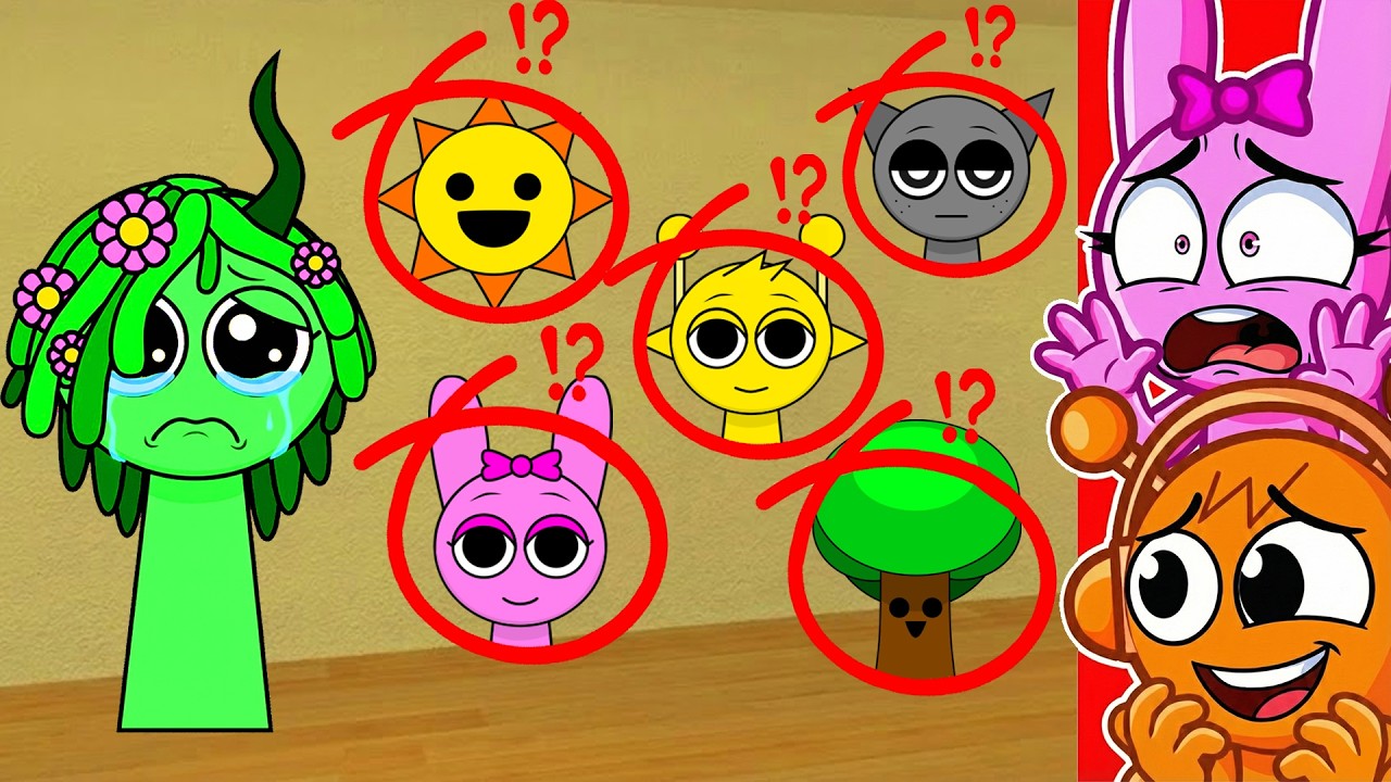 Sprunki Vineria está buscando a todos los bebés Sprunkis amigos 😱