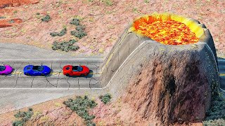 Cars vs Volcanoes in GTA 5
