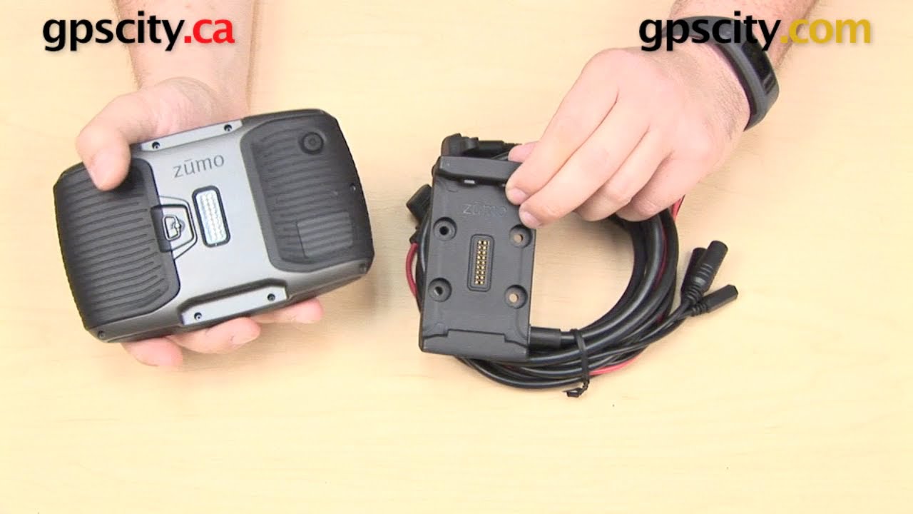 zumo 590LM: Cradle Overview GPS - YouTube