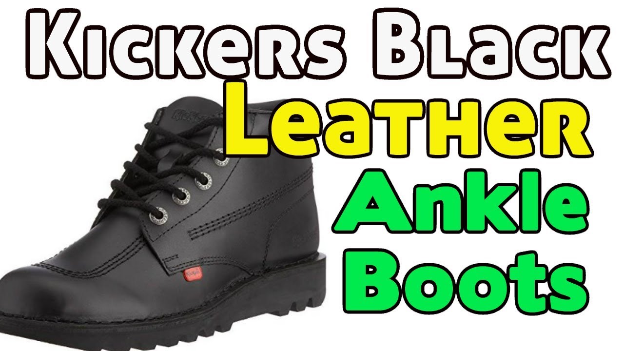 Kickers Kick Hi Core Kids Leather Back to School Ankle Boots Kickers Kick Hi Core Kids Leather Back to School Ankle Boots
