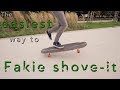 La manire la plus simple dapprendre le fakie shoveit  freestyle trick tips