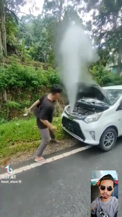 Mobil overheat dijalan #otomotif #car #bengkel