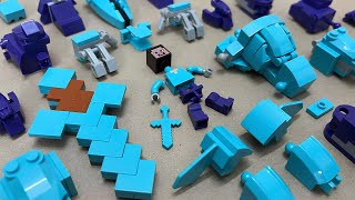 lego minecraft | steve mech armor | minifigures lego unofficial