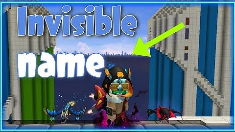 How to get invisible name in blockman go