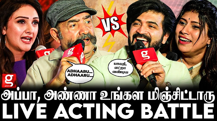 அப்பா Sentiment-ல Weak 🥲 கொஞ்சம் விட்டா அழுது Emotional ஆகிடுவாரு!😭 Arun Vijay Breaks | Vijayakumar