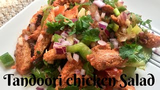 Chicken tandoori flavoured salad|Tandoori chicken salad without tandoori oven|Tandoori Chicken salad by Yummy Yumz 8,616 views 7 years ago 4 minutes, 52 seconds