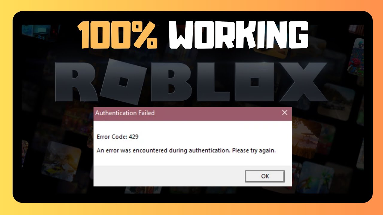 How to FIX Error Code 429 Roblox QUICK FIX - YouTube