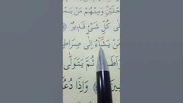 سورة النور الأية 46 إلى 48 بصوت سعد الغامدي