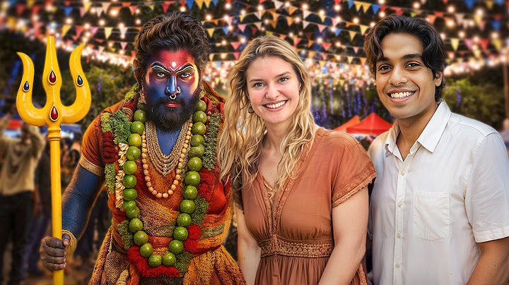 I Took  My German Friend to a Telugu Festival