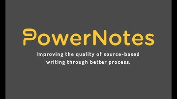 PowerNotes for Source-Based Writing