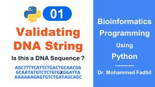 DNA sequence validation using Python