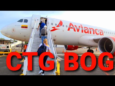 CARTAGENA ✈ BOGOTÁ AVIANCA AEROPUERTO INTERNACIONAL RAFAEL NÚÑEZ AEROPUERTO INTERNACIONAL EL DORADO