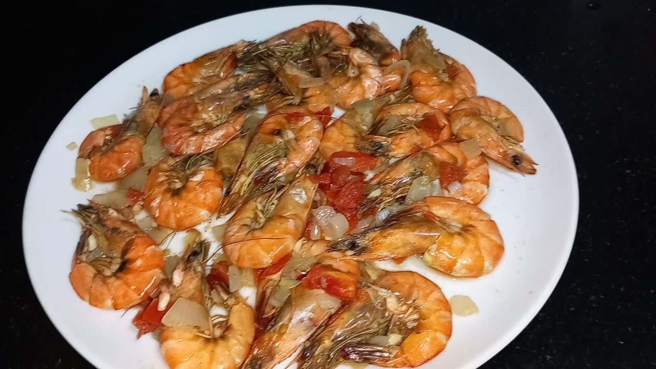 أسهل واطعم طريقة لعمل الجمبري 🍤#جمبري 