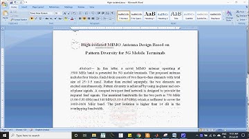 High-isolated MIMO Antenna Design Based on Pattern Diversity for 5G Mobile- IEEE PROJECTS 2020-2021