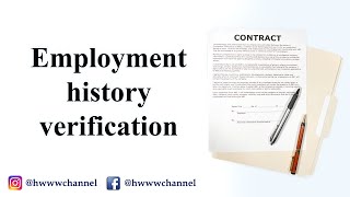 How Do Employers Verify Past Employment