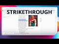 How to Get Rid of Strikethrough on Google Docs
