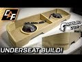 Underseat SUBWOOFER Build! How to cut ANGLE!