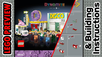 PREVIEW: 21339, LEGO IDEAS, BTS Dynamite​ & Building Instructions! LEGO 2023