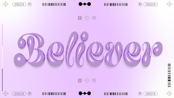 " 3D inflated Text Effect in Adobe Illustrator:  Typography for Beginner