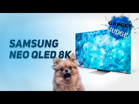 Denne Samsung QLED 8K QN900A 85 tommer er fremstillet af Samsung