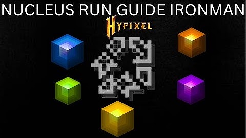How to do NUCLEUS RUNS on Hypixel Skyblock IRONMAN #hypixel