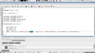 Tcl/Tk Object Oriented Programming Using Itcl (incr Tcl) Lesson 1 (Arabic Version)