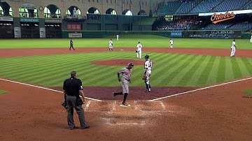 BAL@HOU: Hardy grounds an RBI single to right