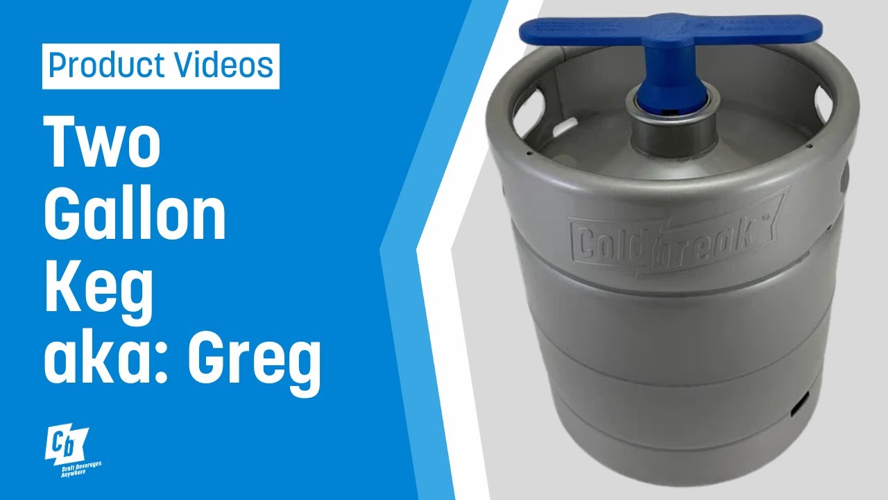 2-Gallon Stainless Steel Keg (Greg) – Perfect for Kegerators, Cocktails ...