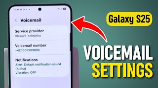 सैमसंग गैलेक्सी S25 पर वॉइसमेल सेटिंग्स कैसे खोलें screenshot 5