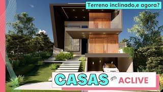 Casas Em Aclive Ideias De Casas Em Terreno Aclive Acentuado, Rampado Casas Em Terreno Íngreme