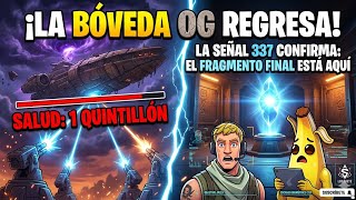 "FORTNITE: El Escaneo de la Realidad 337 que EPIC NO QUIERE que veas (Bóveda OG Confirmada)"