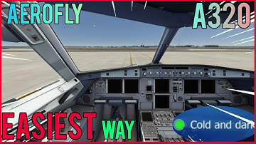 How to start up the A320 in Aerofly | Easiest and best way