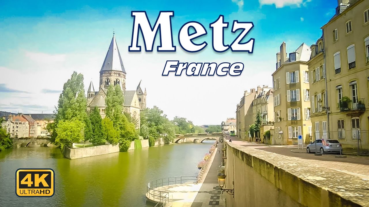 SUP-Tour: Mosel, in \u0026 um Metz Mosel, 7 km (16 km) Rundtour. Traumhafte Innenstadt und wildes Wasser