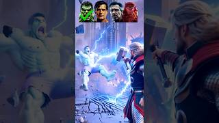 Thor vs Hulk vs Superman vs Doctor Strange vs Scarlet Witch — Who Wins? 🤯 #marvel #dc #versus