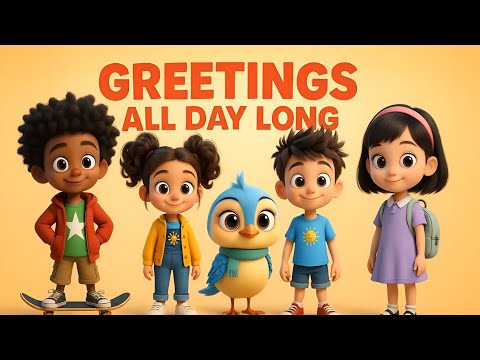 Greetings All Day Long Greetings Song For Kids